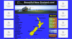 Desktop Screenshot of beautifulnewzealand.com